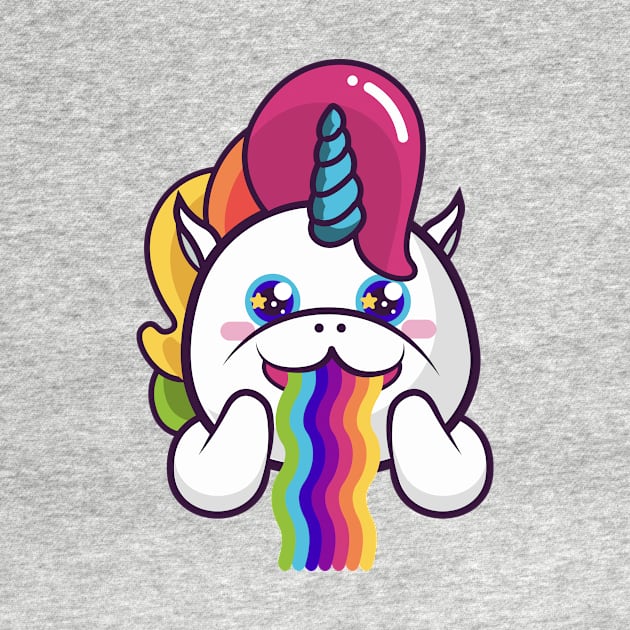 Puking Rainbows by TheMioStore